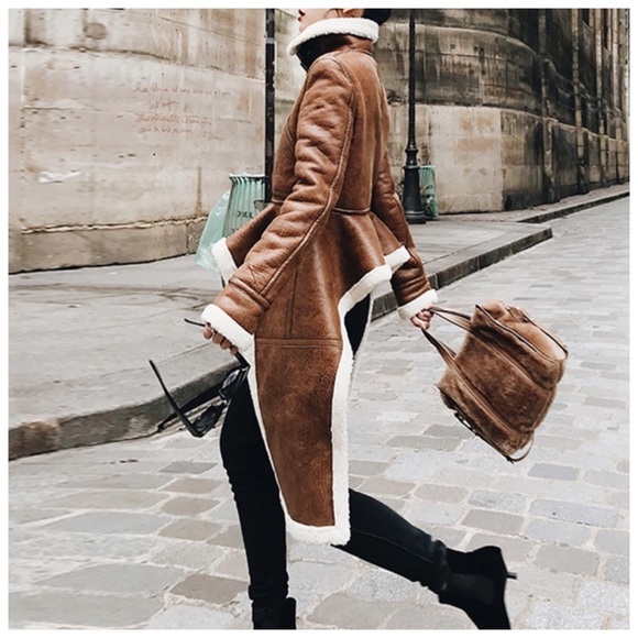 🆕 The EVODIA Fleece Lined Distressed Coat - Picture 3 of 8